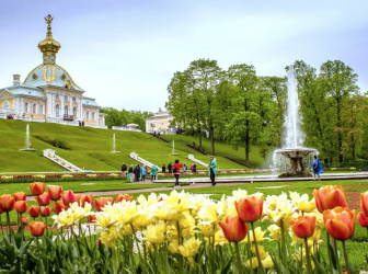 Автобусная экскурсия в Петергоф c билетами в Большой дворец 2024