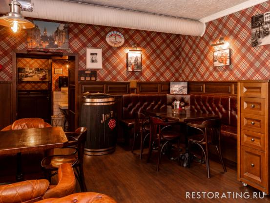 Интерьер ресторана Oldham Pub & Steak house