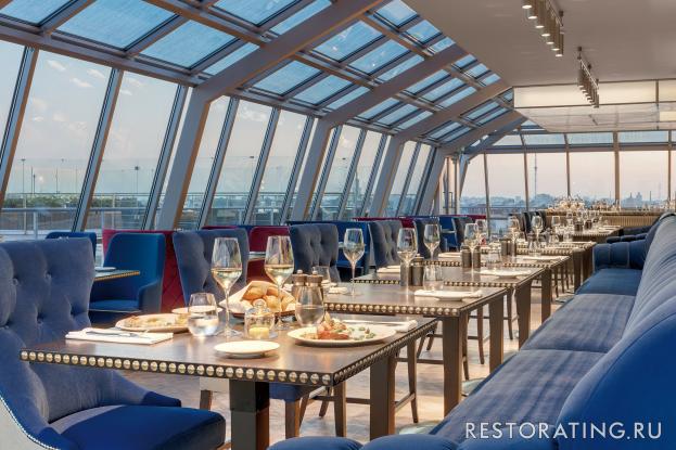 Интерьер ресторана Bellevue