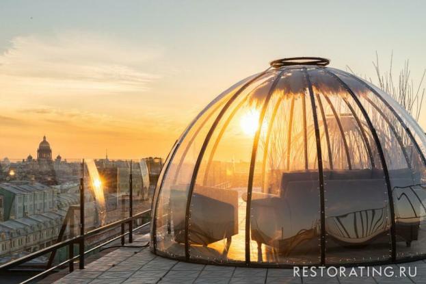 Интерьер ресторана Sky Terrasse