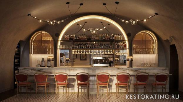 Интерьер ресторана Brasserie by Academia