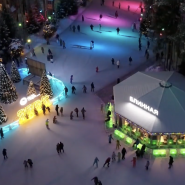 Открытие «Лесного катка» в Охта парке сезон 2025/26 фотографии