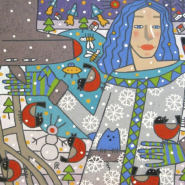 Рождественская выставка-ярмарка в Центре книги и графики 2026 фотографии