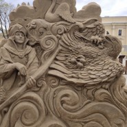 Фестиваль песчаных скульптур в Петропавловской крепости 2026 фотографии