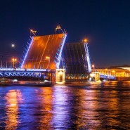 Дворцовый мост разведут под музыку Виктора Цоя фотографии