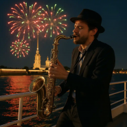 Салют на День Победы 2026 с теплохода! фотографии