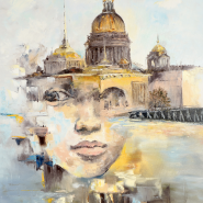 Выставка московских художников «Соединяя берега» фотографии