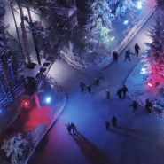 Открытие «Лесного катка» в Охта парке сезон 2025/26 фотографии