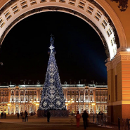 Новогодний Петербург и самые красивые ёлки города 2026 фотографии