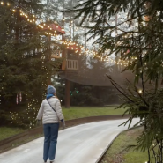 Открытие «Лесного катка» в Охта парке сезон 2025/26 фотографии