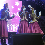 Новогодняя ночь 2026 на озере Долгое фотографии