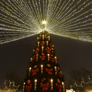 Рождественская ярмарка в историческом центре Санкт-Петербурга 2020 фотографии