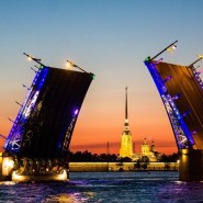 Начало технологических разводок петербургских мостов 2020 фотографии