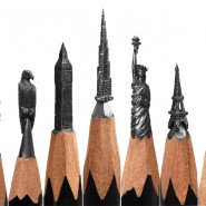 Выставка микроскульптур Салавата Фидаи «На кончике карандаша» фотографии