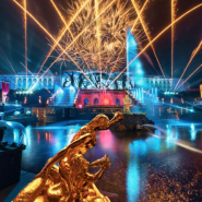 Праздник закрытия фонтанов в Петергофе 2022 фотографии