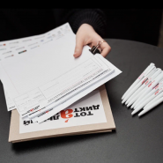 Акция «Тотальный диктант- 2026» в ТРК ОХТА МОЛЛ фотографии