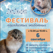 Фестиваль породистых животных «ЛапЛандия» в ТРК «Питерлэнд» фотографии