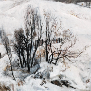 Выставка «Времена года в произведениях Е. Е. Моисеенко. Зима» фотографии