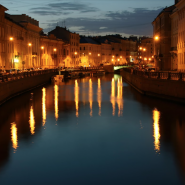 Ночная прогулка под разводными мостами по рекам и каналам Петербурга фотографии