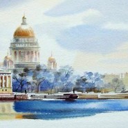 Открытый пленэр «Я рисую Петербург» 2017 фотографии