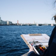 Арт-пикники: рисуем в городских парках и на террасах кафе фотографии