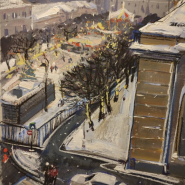 Рождественская выставка-ярмарка в Центре книги и графики 2026 фотографии