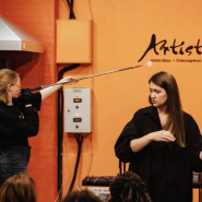 Стеклодувные мастер-классы в студии «Артиста Гласс» в «Севкабель Порту» для детей и взрослых фотографии