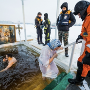 Праздник Крещения в Санкт-Петербурге 2026 фотографии