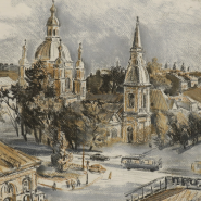 Выставка «Петербург в графике» фотографии