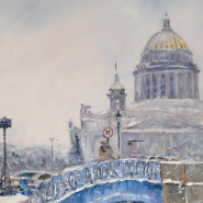 Выставка московских художников «Соединяя берега» фотографии