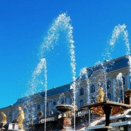 Праздничное открытие фонтанов в Петергофе 2022 фотографии