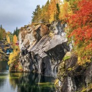 Путешествие в Рускеалу на автобусе премиум-класса   фотографии