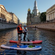 Прогулки на САП-борде в Санкт-Петербурге фотографии