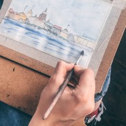 Арт-пикники: рисуем в городских парках и на террасах кафе фотографии