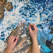 Выставка мозаики «Море-Океан» фотографии