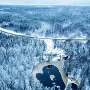 Новогодняя экскурсия «Чудо Карельской природы — Мраморный каньон Рускеала» фотографии