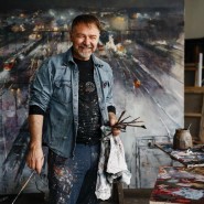 Выставка живописи Романа Ляпина «Основание» фотографии