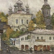 Выставка «Зелёный шум. Левитановский Плёс глазами современных художников» фотографии