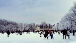 Открытие катка в Московском парке Победы 2018
