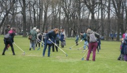 Арт-субботник в Михайловском саду 2019