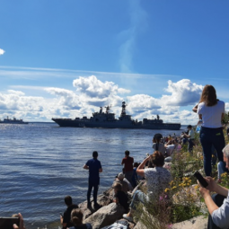 Репетиция парада ВМФ в Кронштадте 2022