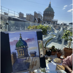 Арт-пикники и мастер-классы по рисованию на свежем воздухе от студии Artista