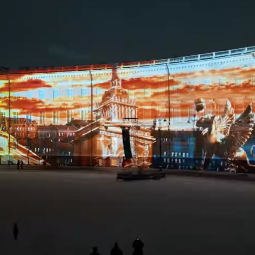 Световое мультимедийное шоу «Пушкин» в рамках Дней Эрмитажа 2024
