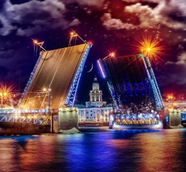 График развода мостов в Санкт-Петербурге 2020