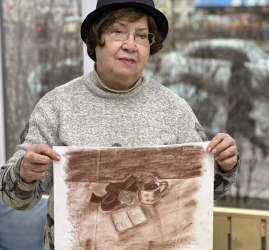 Выставка «Два поколения. Образы Победы в рисунках и графике»