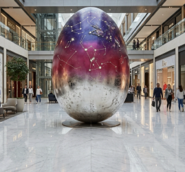 «Вселенная внутри яйца»: в ОХТА МОЛЛ состоится арт-перформанс Анны Голубевой