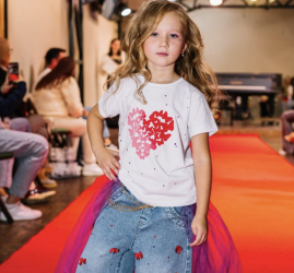 Весенний детский показ мод в ТРК Лето