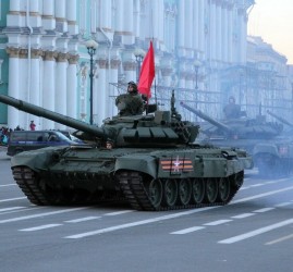 Подготовка к проведению Парада войск на Дворцовой площади 2020