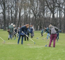 Арт-субботник в Михайловском саду 2019