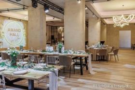Интерьер ресторана Amand Hall